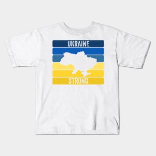 Ukraine strong Kids T-Shirt